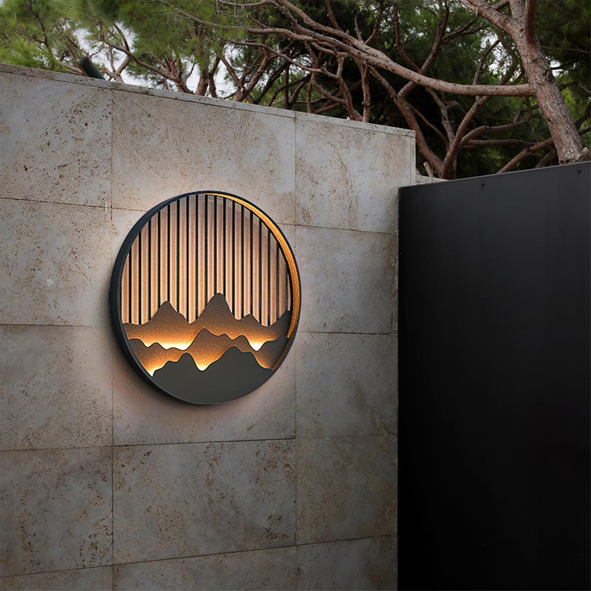 GlowSummit – Stylish Outdoor Wall Lamp-3