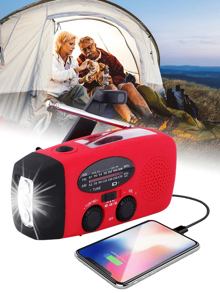 Multifunctional emergency radio - Be prepared