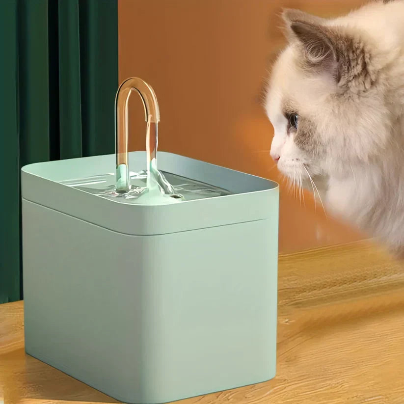 Silent automatic water fountain for cats - PureFlow