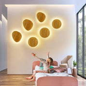TimberGlow | Elegant Wooden Wall Lamp