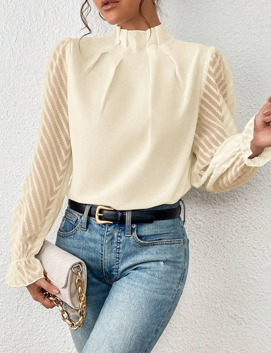 Georgia | Casual Turtleneck Blouse