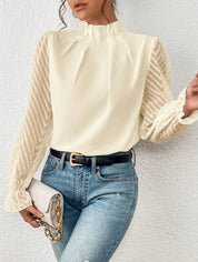 Georgia | Casual Turtleneck Blouse