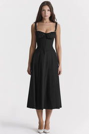 Billy | Midi Bustier Corset Sun Dress