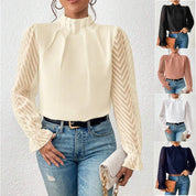 Georgia | Casual Turtleneck Blouse