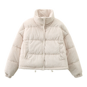 Brielle | Elegant Cord Quilted Jacket