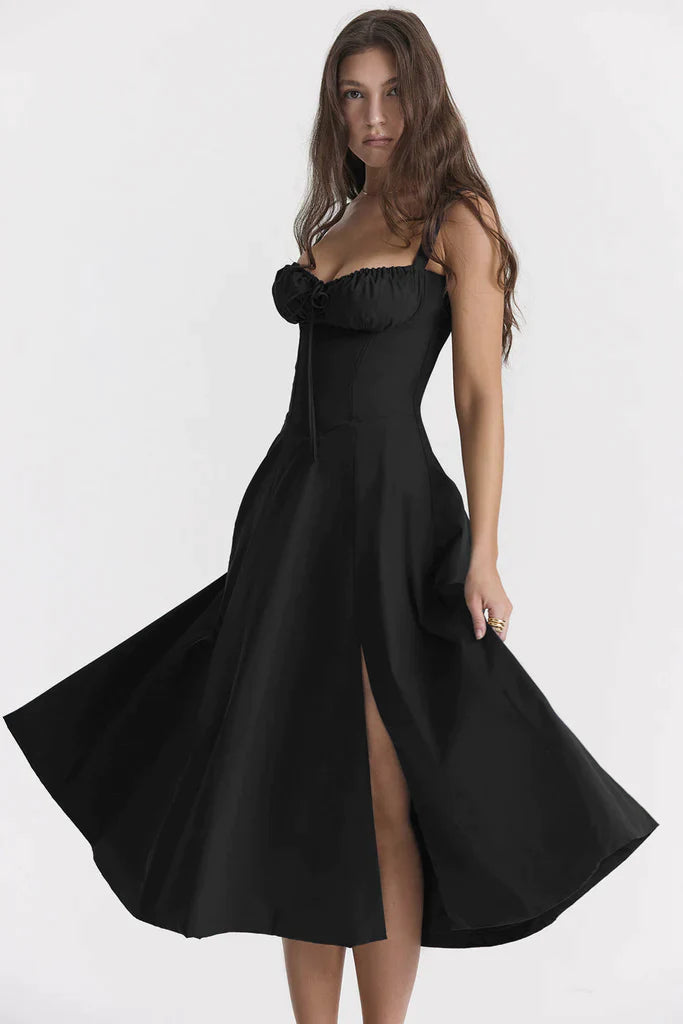 Billy | Midi Bustier Corset Sun Dress