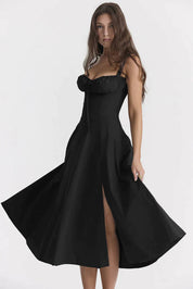 Billy | Midi Bustier Corset Sun Dress
