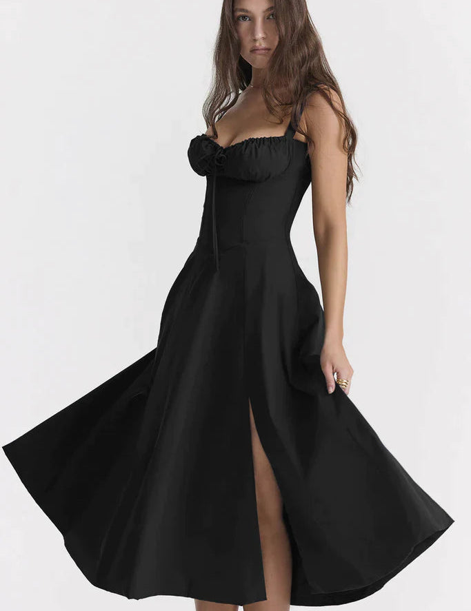 Billy | Midi Bustier Corset Sun Dress