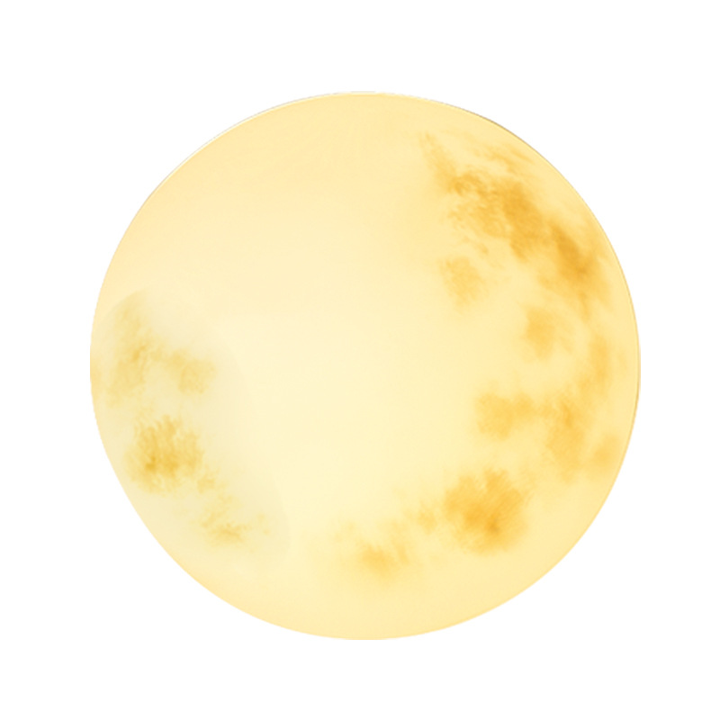 Moon-Shaped Outdoor Lamp - Weatherproof LED Garden Light Fixture for Enchanting Illumination-6