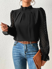 Georgia | Casual Turtleneck Blouse