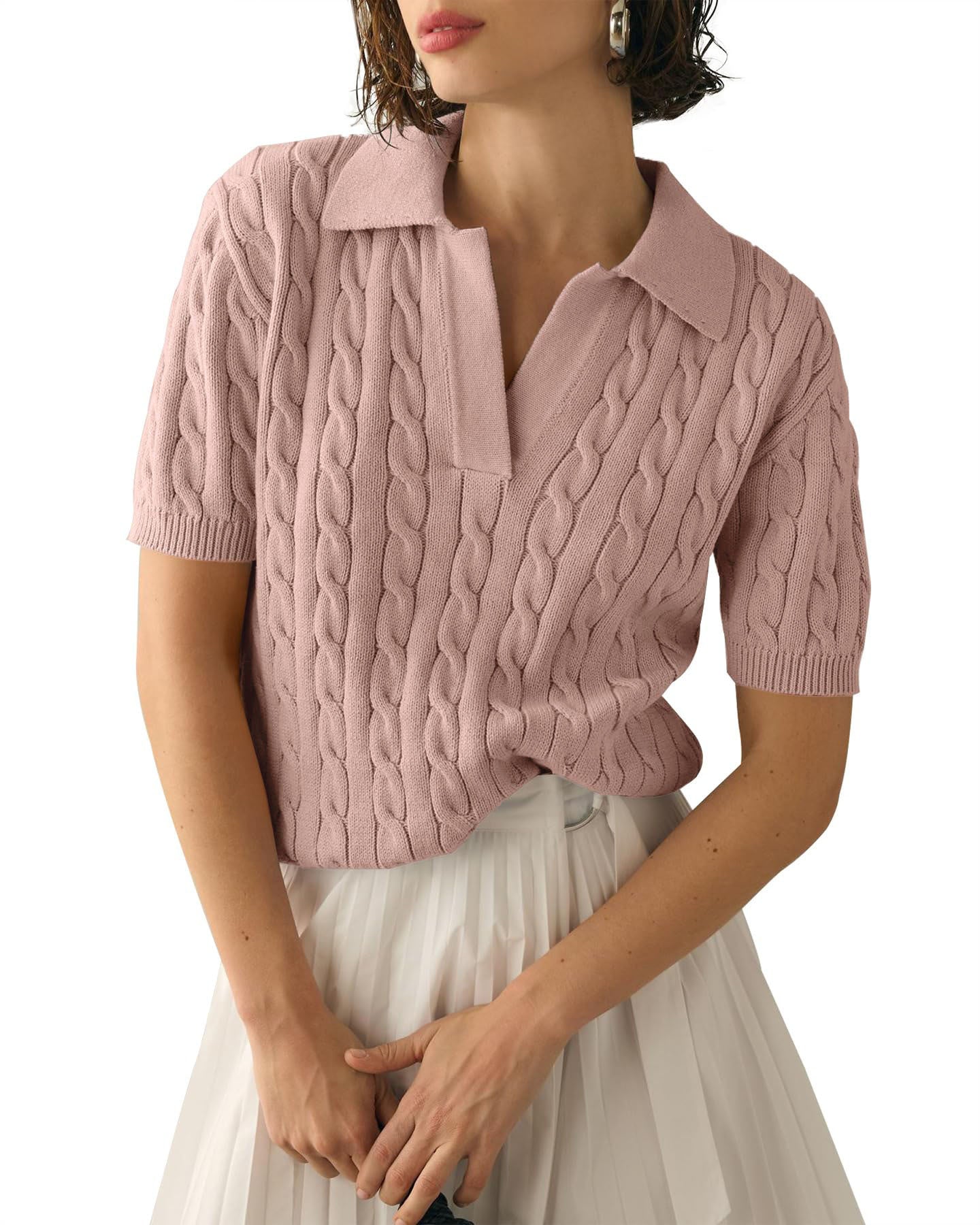 Irene | Comfortable and Stylish Short Sleeve Top