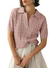Irene | Comfortable and Stylish Short Sleeve Top