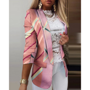 Jovey | Elegant Printed Shawl Collar Blazer