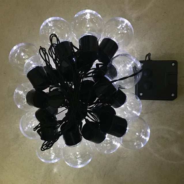 GlowBeam | Solar LED String Lights for Garden and Patio Lighting