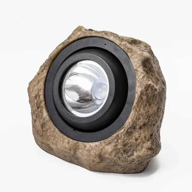 RockyLight - Solar-Powered Outdoor Light with Stone Design for Landscape Lighting-1