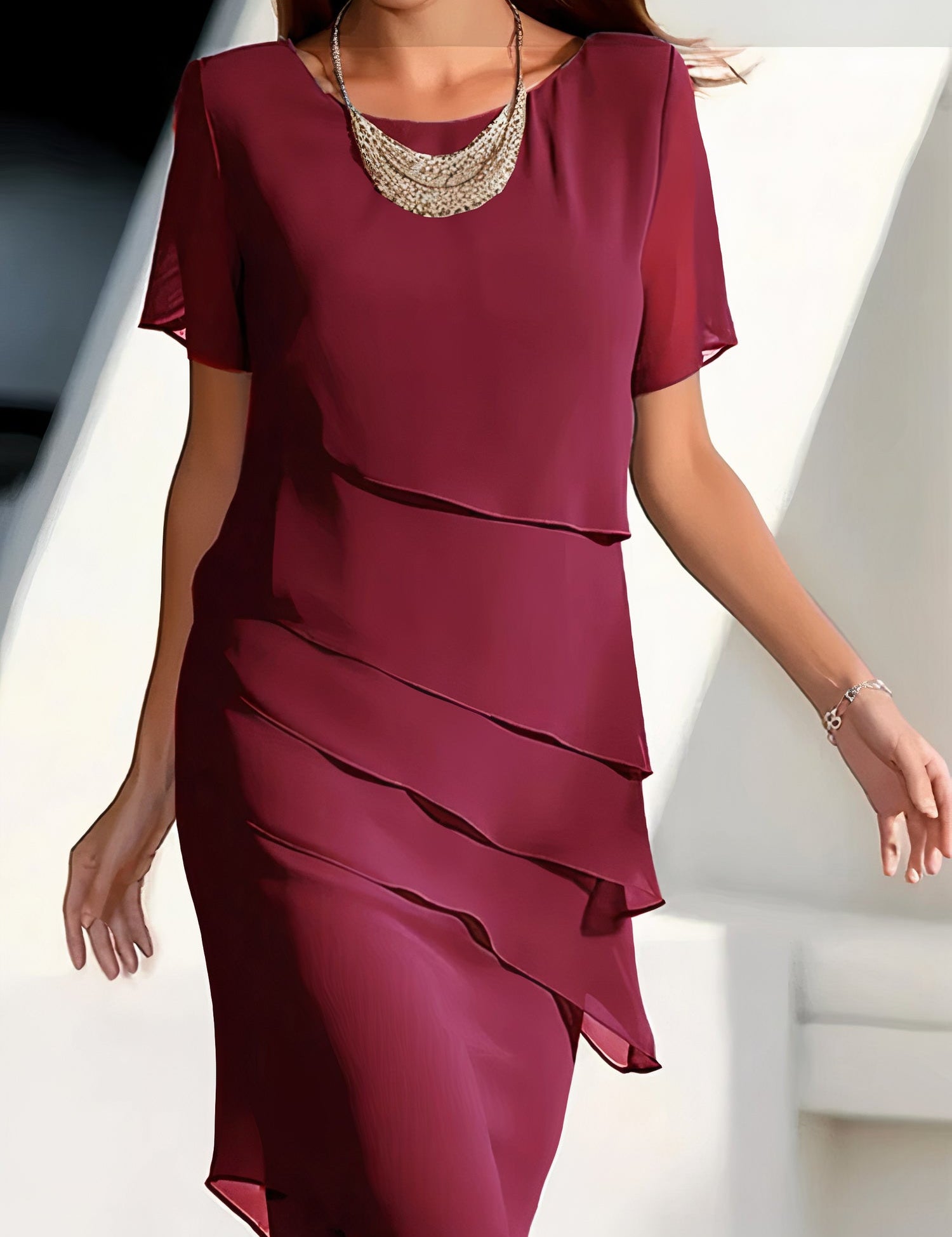 Bambina | Elegance and Comfort Chiffon Dress