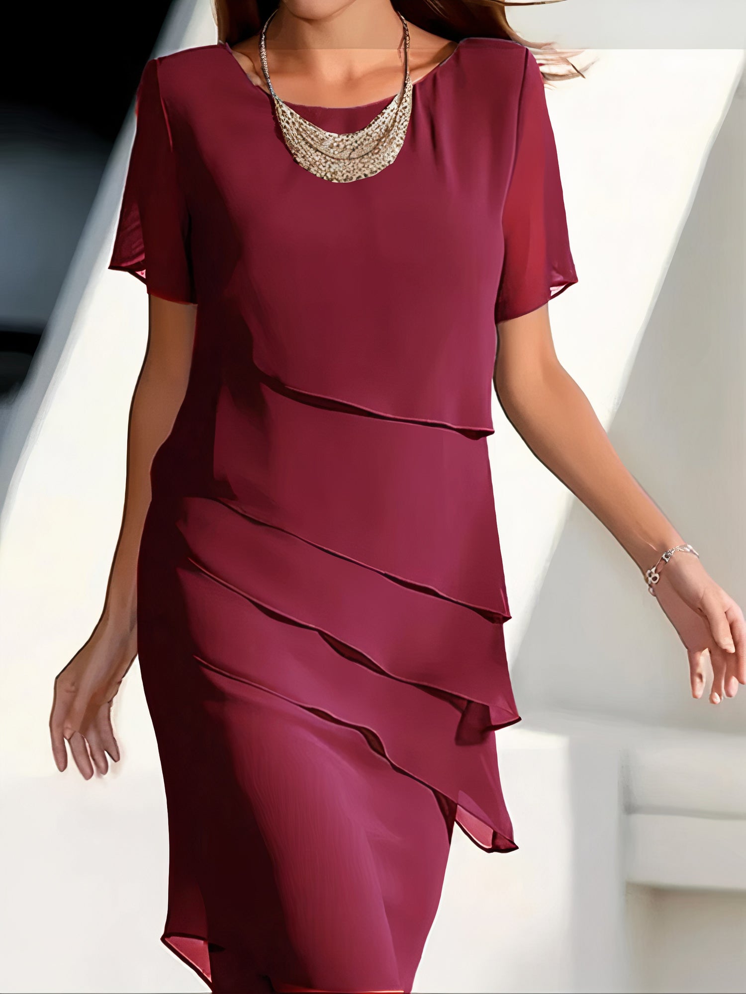 Bambina | Elegance and Comfort Chiffon Dress