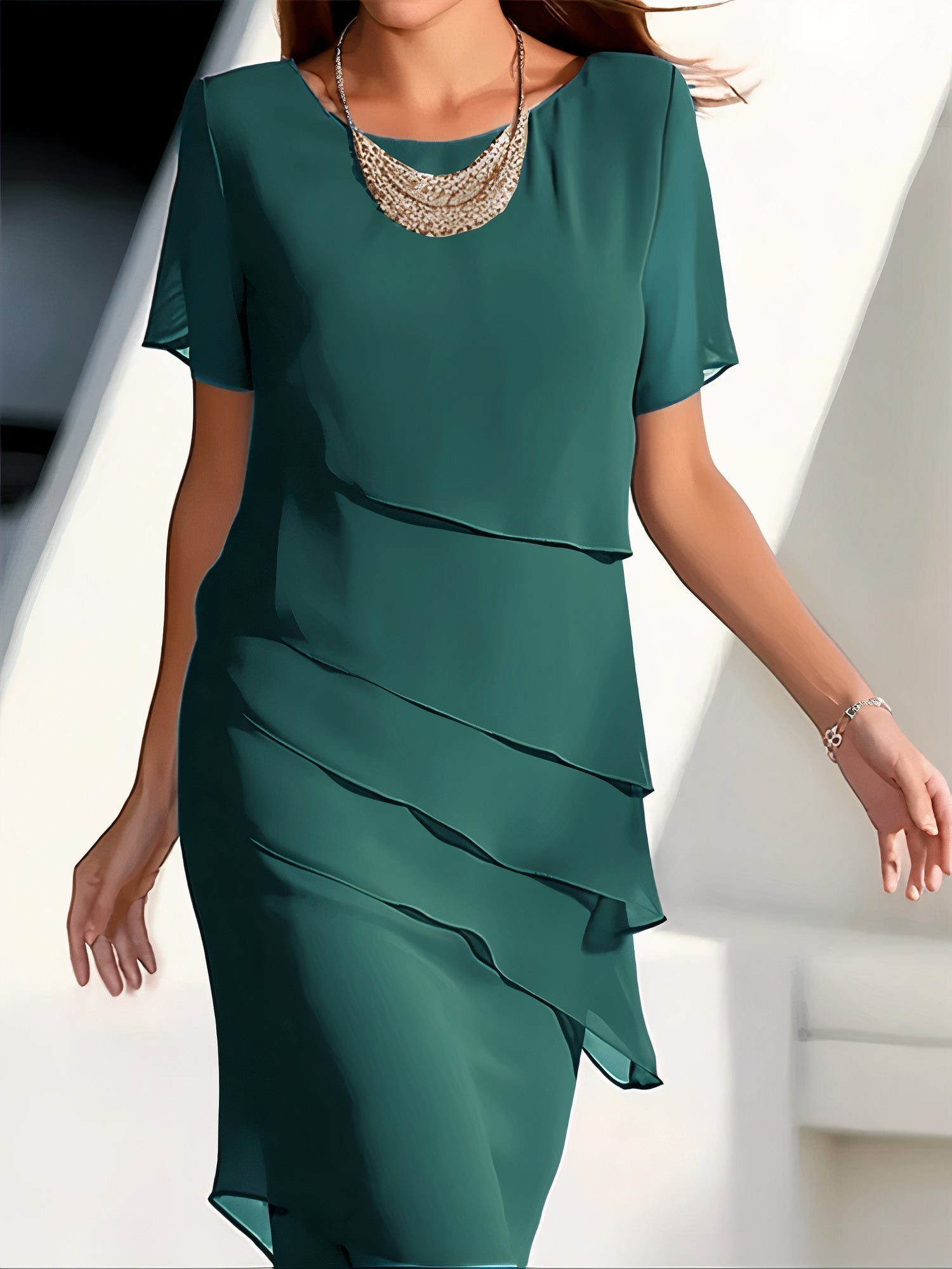 Bambina | Elegance and Comfort Chiffon Dress