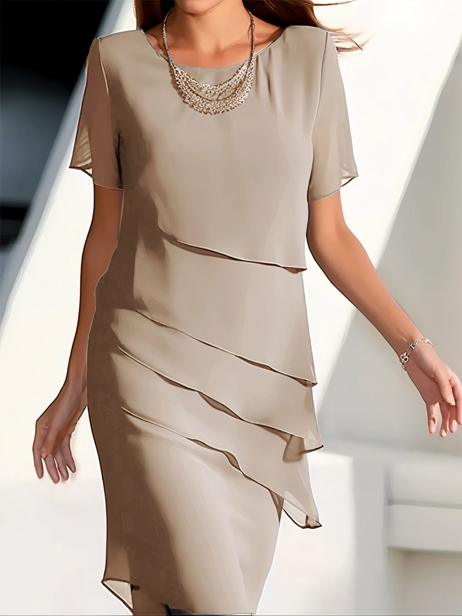 Bambina | Elegance and Comfort Chiffon Dress