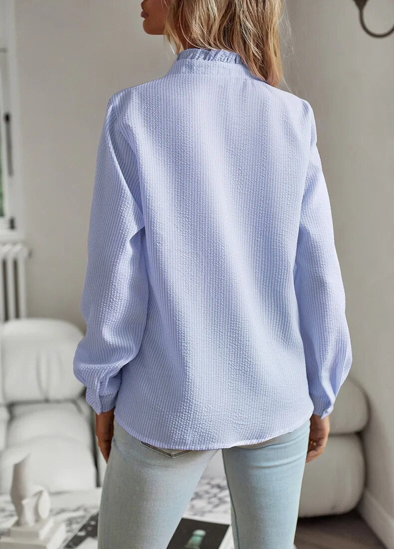 Viola | Elegant Long Sleeve Blouse for Women