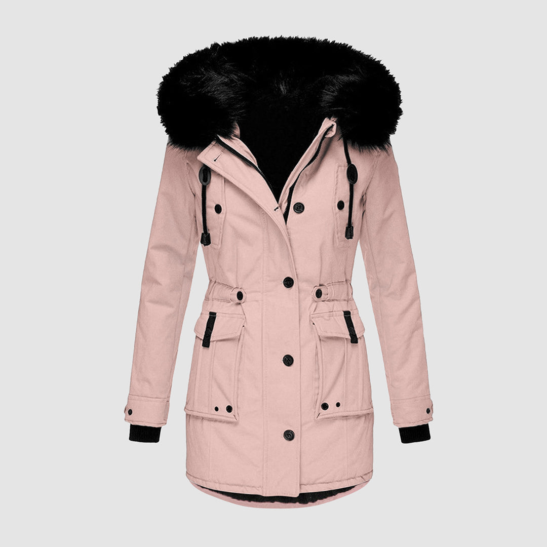 Aira | Warming Winter Coat with Hood and Pockets