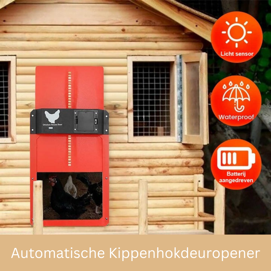 Automatic chicken coop door system - Safecoop