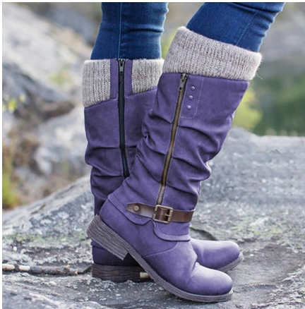 HEIDE | Women's Boots with Flat Heel