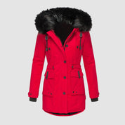 Aira | Warming Winter Coat with Hood and Pockets