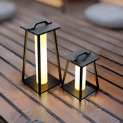 Roam Portable Outdoor Light - Durable Stainless Steel Garden Lights with Warm Acrylic Shade-1