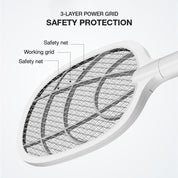 2-in-1 mosquito lamp and mosquito racket