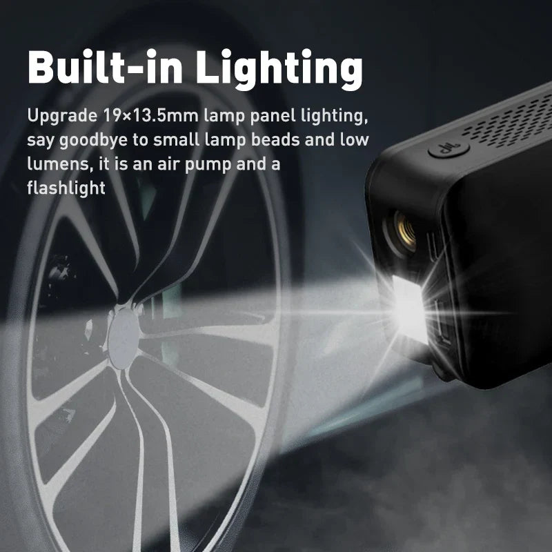 Portable rechargeable digital air compressor