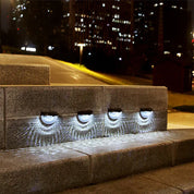 Solar Wall Lights Outdoor - Waterproof LED Garden Lights for Driveway & Patio-4