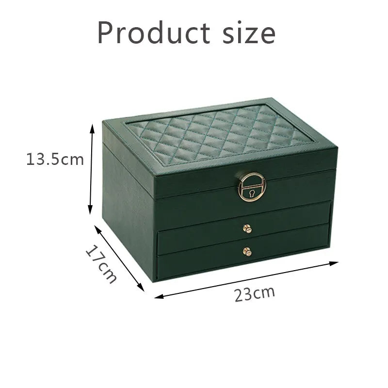 LuxeVault | Triple Layer Jewelry Organizer