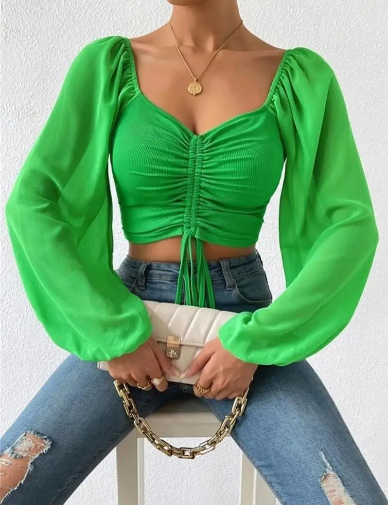 Peyton | Elegant Long Sleeves Spring Top
