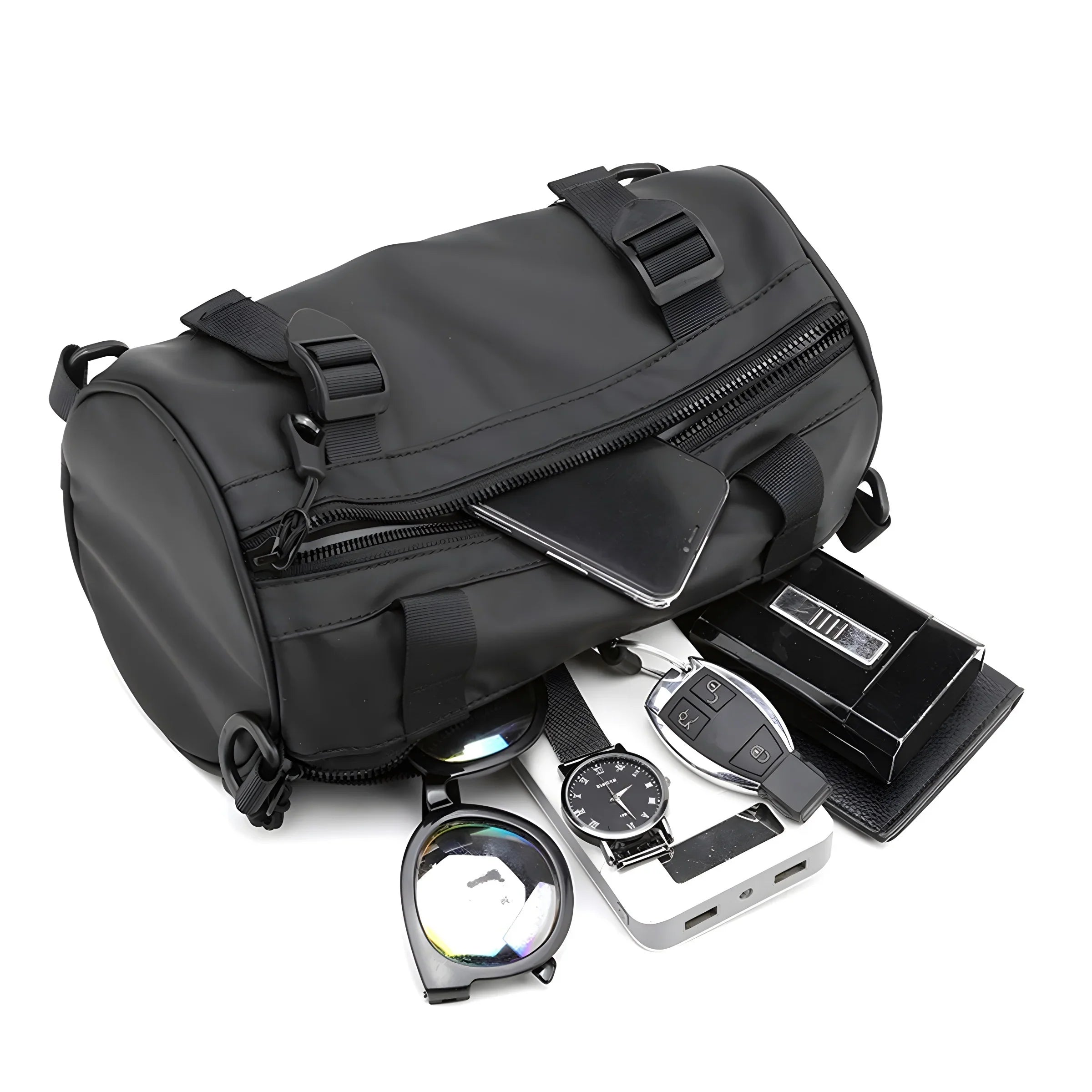Keith | Compact Barrel Crossbody Bag for Modern and Practical Style