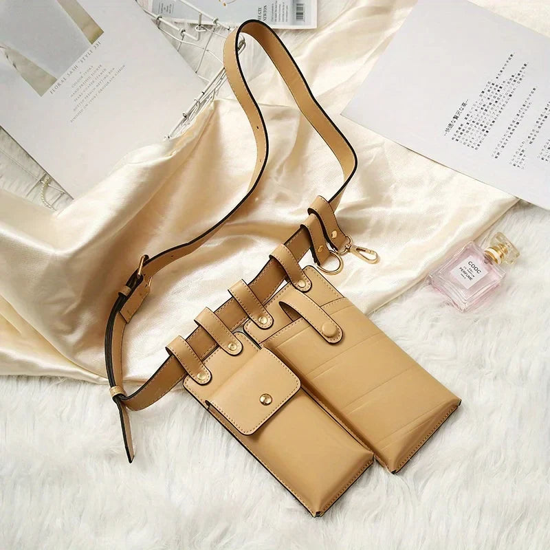 Lizzy | Versatile Dual Pocket Belt Bag for Convenient Storage
