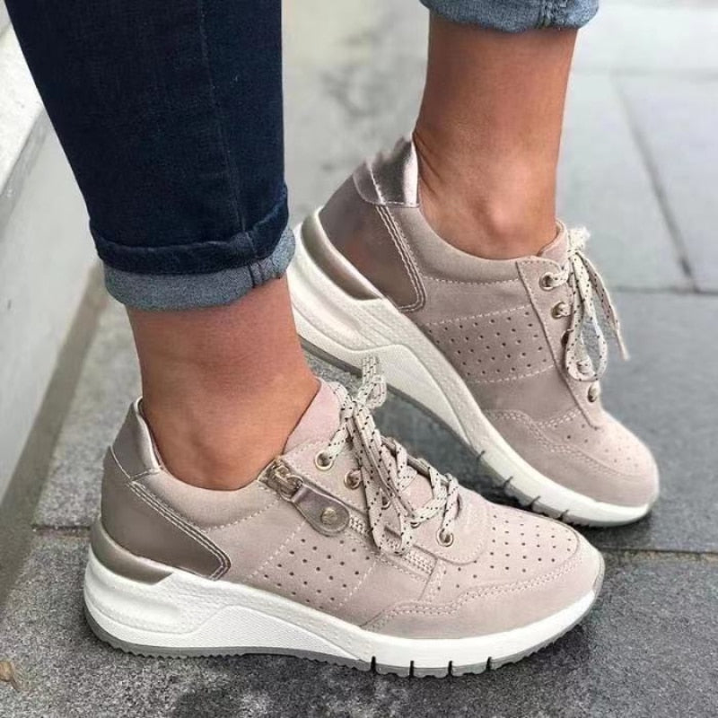 Hayley | Zip Up Sneakers Women