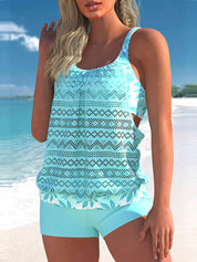 Elegant Cotton Tankini Beach Set by ANIKA - Perfect for Your Coastal Getaway!