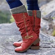 HEIDE | Women's Boots with Flat Heel