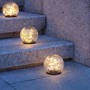  Elegant Solar Garden Lamp - Automatic Outdoor Lights with Crystal Design-1