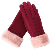 Ava | Cozy & Stylish Furry Winter Gloves