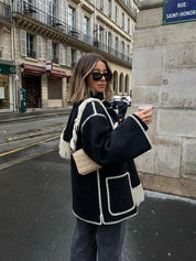Hermia | Elegant Women's Coat with Scarf – Stylish Winter Coat