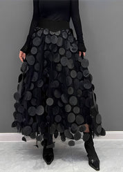 Lauren | Black Polka Dot Skirt