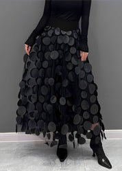 Lauren | Black Polka Dot Skirt