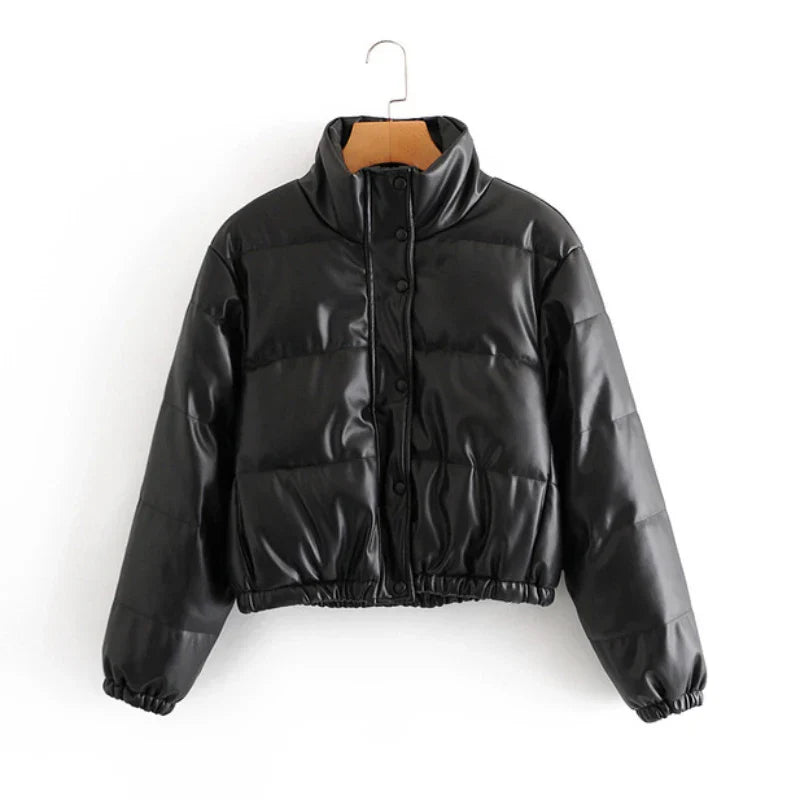 NIENKE | Short Thick Winter Jacket with High Collar