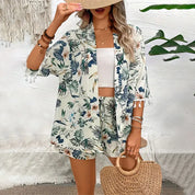 Dianella | Flower Printed Summer Set for Women