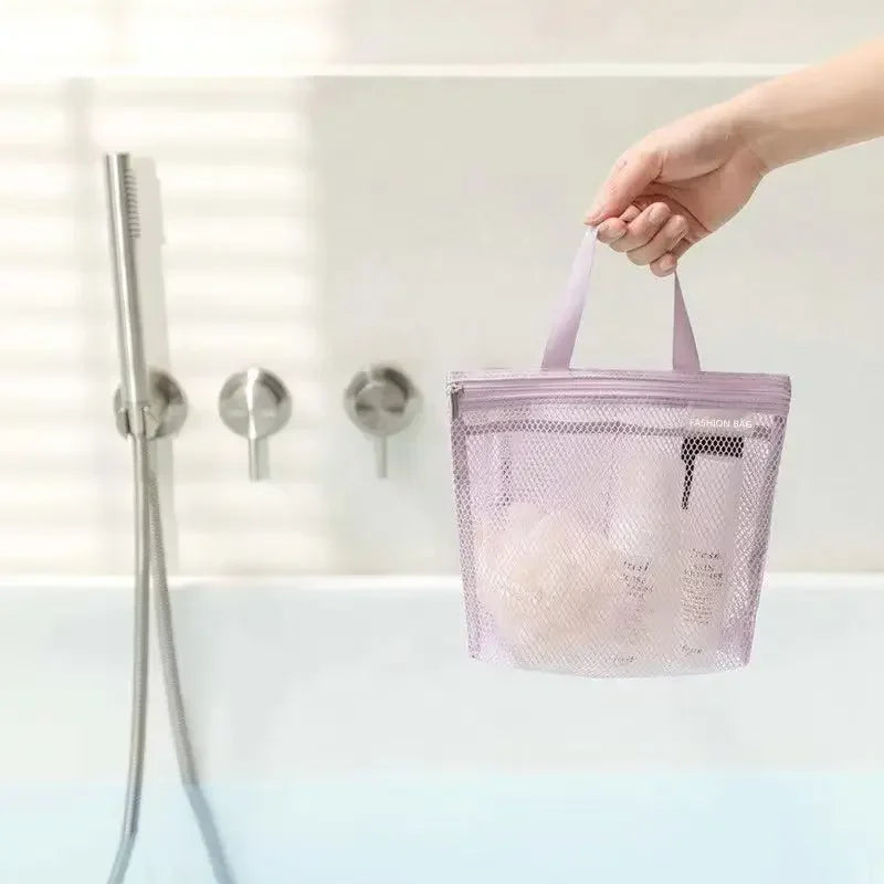 Eliza | Lightweight Mesh Toiletry Bag for the Shower