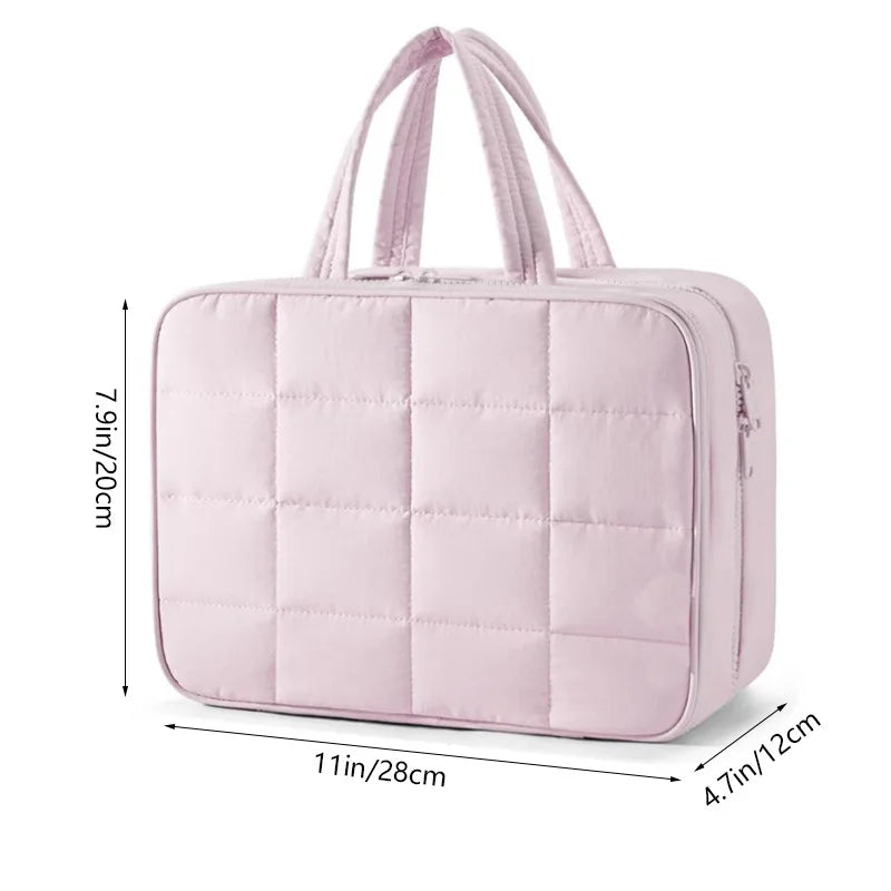 Kenia | Travel cosmetic bag with makeup and toiletry items as well as jewelry organizer