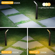 Solar Pathway Lights - 3-in-1 Adjustable Solar Garden Lights, IP65 Waterproof Outdoor Landscape Lighting-3
