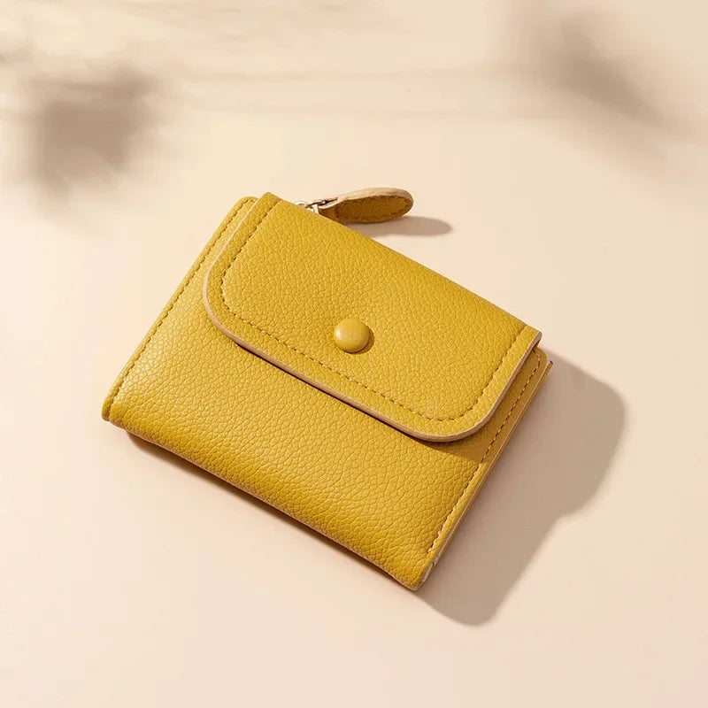 Araceli | Short Mini Travel Wallet with Snap Closure